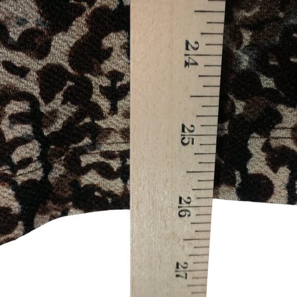 Liz Baker Jacket Womens XL Abstract Big Cat Blazer Sweater Cardigan Cheetah - Picture 8 of 11